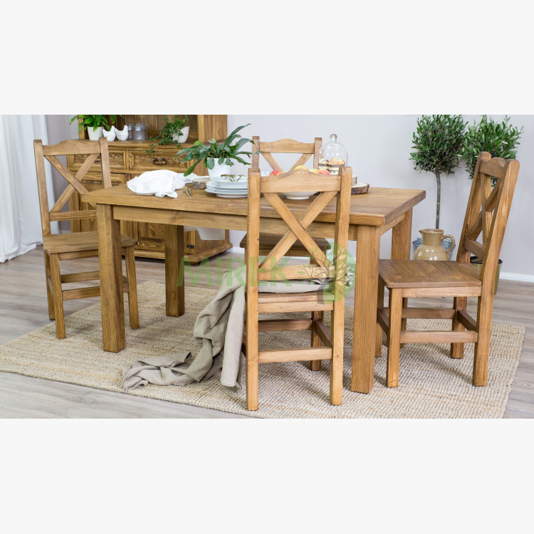 Jídelní stůl a židle rustikální , Jídelní sety- 2