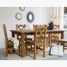 Jídelní stůl a židle rustikální , Jídelní sety- 5