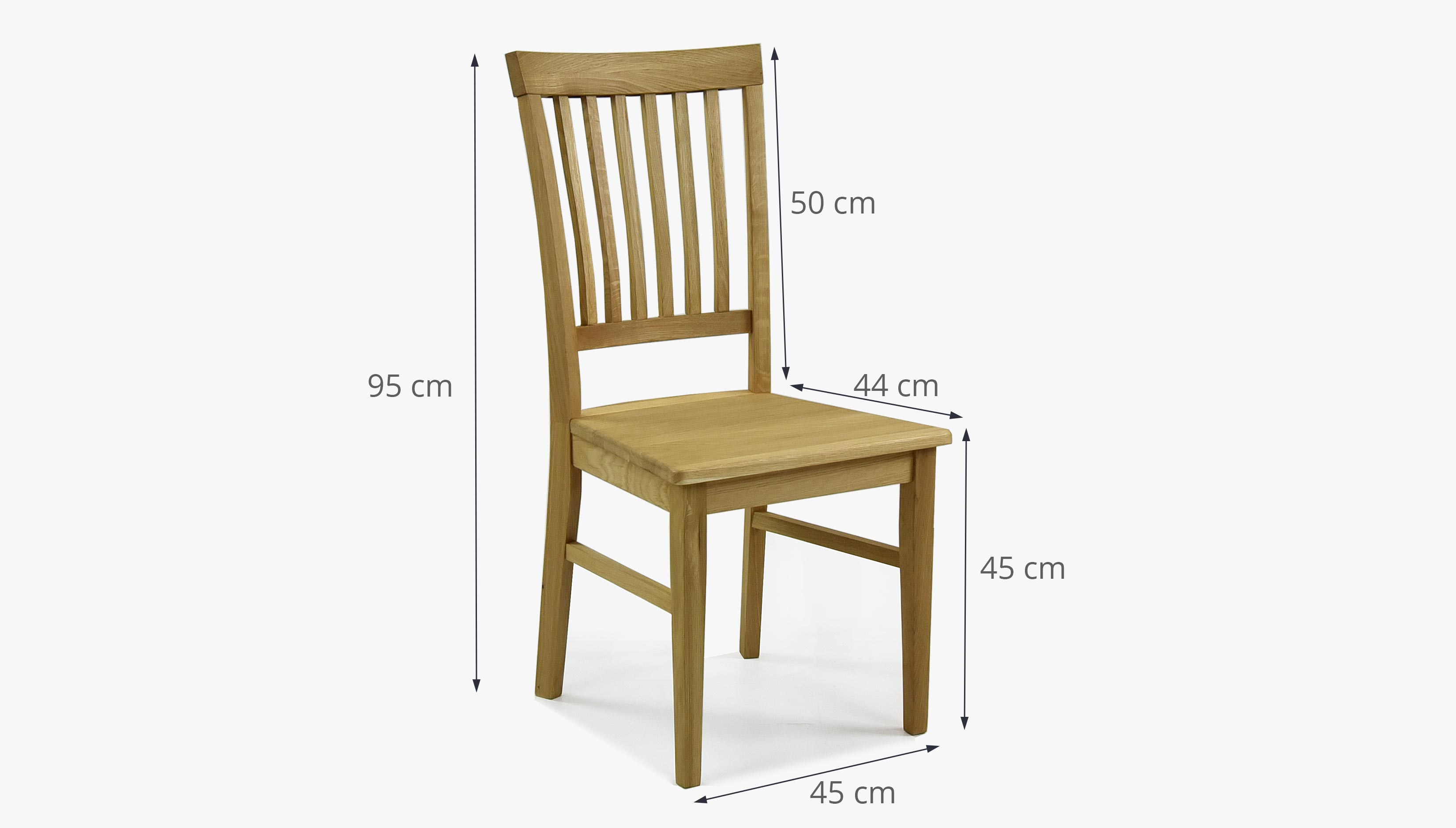 masivní židle vyrobená z dubového dřeva , Rain