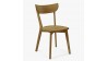 Moderní židle dub Eva, sedák dřevo dub , Jídelní židle- 1
