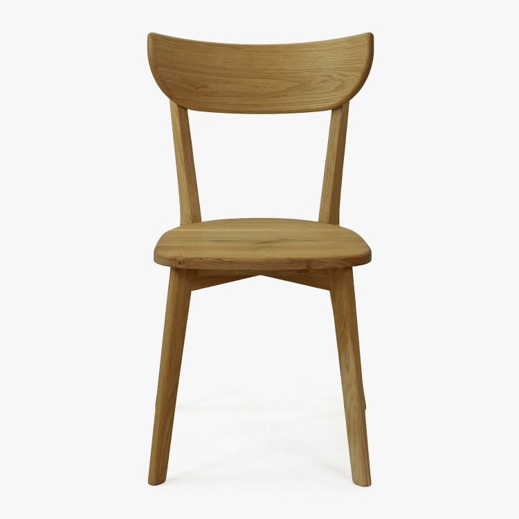 Moderní židle dub Eva, sedák dřevo dub , Jídelní židle- 4