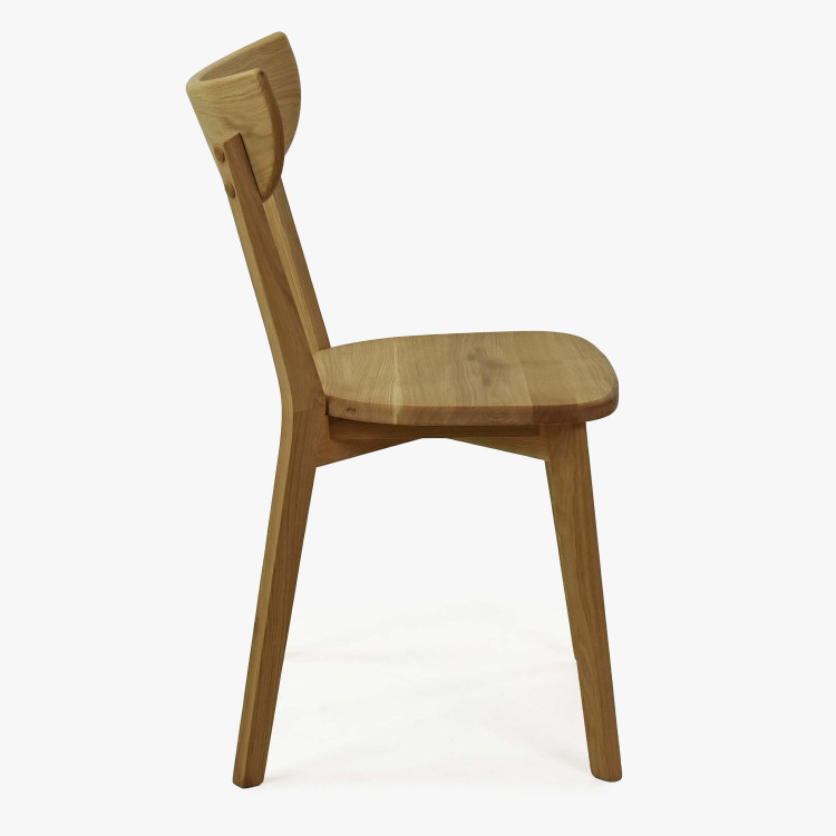Moderní židle dub Eva, sedák dřevo dub , Jídelní židle- 6