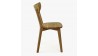 Moderní židle dub Eva, sedák dřevo dub , Jídelní židle- 6