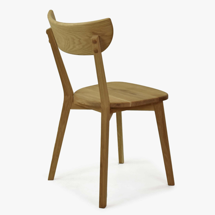Moderní židle dub Eva, sedák dřevo dub , Jídelní židle- 5