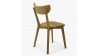 Moderní židle dub Eva, sedák dřevo dub , Jídelní židle- 5