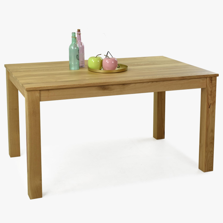 Stůl 140 x 90 masiv DUB natural, model Vierka , Dubové jídelní stoly- 7