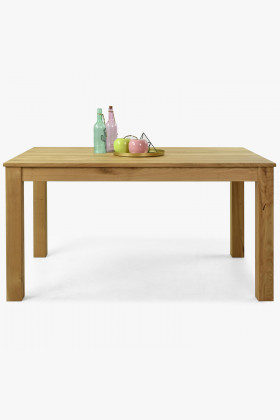 Stůl 140 x 90 masiv DUB natural, model Vierka , Dubové jídelní stoly- 1