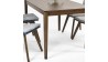 Jídelní stůl ořechová dýha pro čtyři 135 x 80 cm , Jídelní stoly- 3
