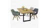 Stůl masiv dub 180 x 100, tloušťka 4 cm, Petra , Jídelní stoly- 8