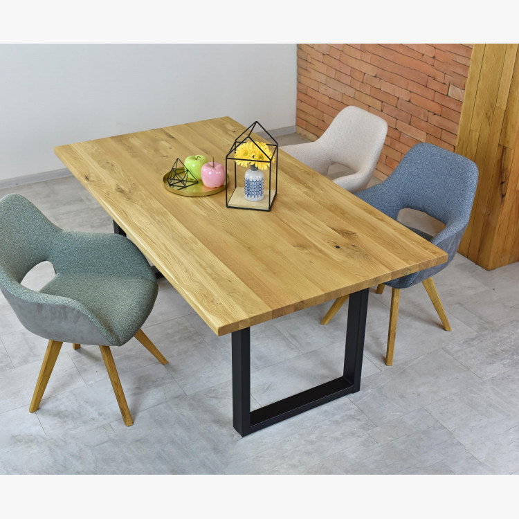 Stůl masiv dub 180 x 100, tloušťka 4 cm, Petra , Jídelní stoly- 14