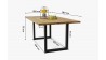 Stůl masiv dub 180 x 100, tloušťka 4 cm, Petra , Jídelní stoly- 10