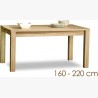 Dubový stůl rozkládací 160 - AKCE