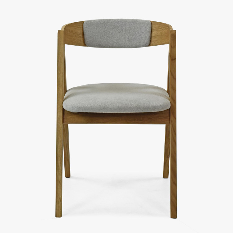 Jidelní židle dub Maja, zaoblená opěrka , Jídelní židle- 5