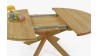 Rozkládací kulatý stůl z masivu dub, Holger 140 cm , Jídelní stoly- 8