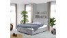 Čaluněná postel 180 x 200 s úložným prostorem šedá, alma , Postele- 3