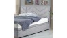Čaluněná postel 180 x 200 s úložným prostorem šedá, alma , Postele- 5