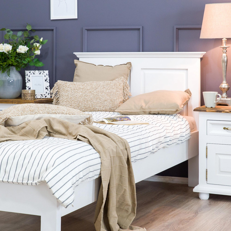 Jednolůžková postel bílá, Provence , Jednolůžkové postele- 3