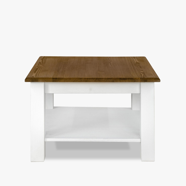 Konferenční stolek dřevěný bílo hnědý , Konferenční stolky- 2