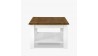 Konferenční stolek dřevěný bílo hnědý , Konferenční stolky- 2
