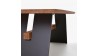 Jídelní stůl s kovovými černými nohama, 200 x 100 cm , Jídelní stoly- 8