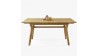 Rozkládací stůl dřevěný ve skandinávském stylu, 160 ( 200 ) x 90 cm , Jídelní stoly- 1