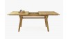 Rozkládací stůl dřevěný ve skandinávském stylu, 160 ( 200 ) x 90 cm , Jídelní stoly- 6