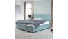 Čaluněná postel 160 x 200 s úložným prostorem mátová, alma , Postele- 7
