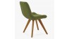 Designová židle Bratislava, Zelené čalunění , Jídelní židle- 3
