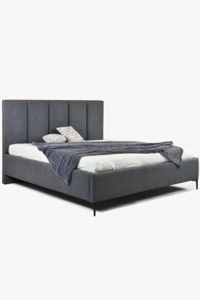 Čaluněná postel 180 cm na nožičkách s úložným prostorem , Postele- 1