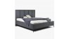 Čaluněná postel 180 cm na nožičkách s úložným prostorem , Postele- 1