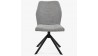 Židle na kovových nohách, barva šedá , Jídelní židle- 3