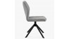 Židle na kovových nohách, barva šedá , Jídelní židle- 5