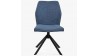 Židle na kovových nohách, tmavě modrá , Jídelní židle- 4