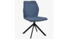 Židle na kovových nohách, tmavě modrá , Jídelní židle- 1