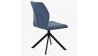 Židle na kovových nohách, tmavě modrá , Jídelní židle- 2