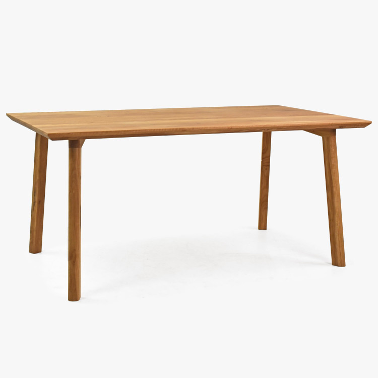 Dubový stůl z masivu 160 x 90 cm, Emily , Jídelní stoly- 1