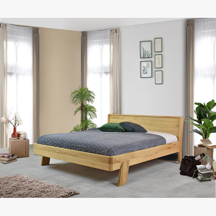 Manželská postel z dubového masivu, Siena 180 x 200 cm , Dubové postele- 2