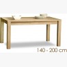 Dubový stůl rozkládací 140-200 x 90 , Kolekce Helsinki- 9