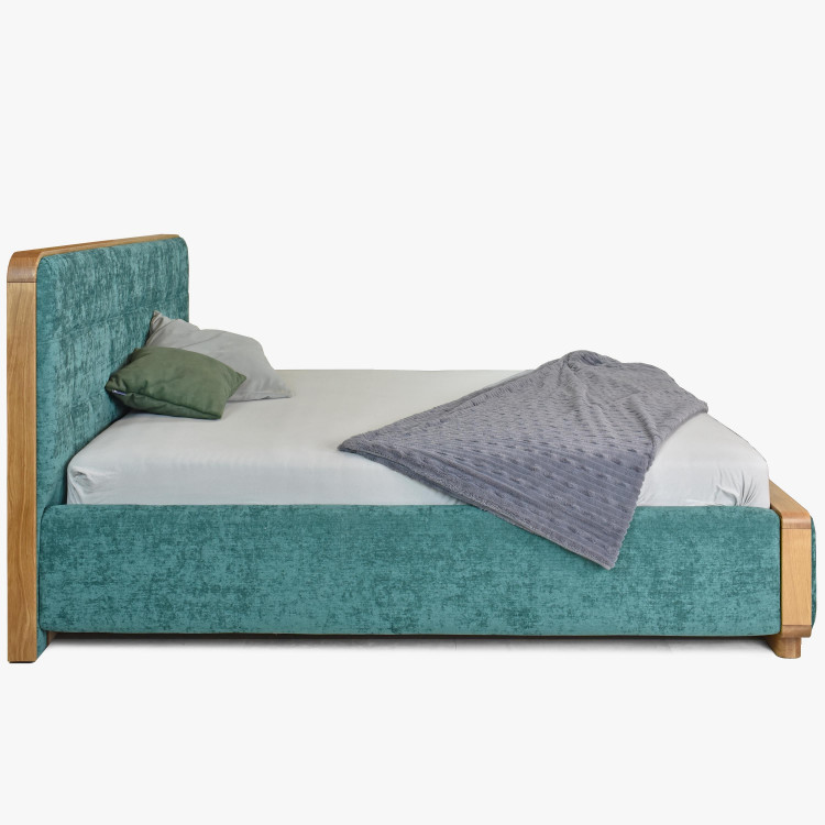 Látková manželská postel 180 x 200, Lisabon , Dřevěný nábytek z masívu- 5