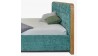 Látková manželská postel 180 x 200, Lisabon , Dřevěný nábytek z masívu- 4