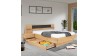 Dubová postel s nočními stolky a úložným prostorem , Dubové postele- 2