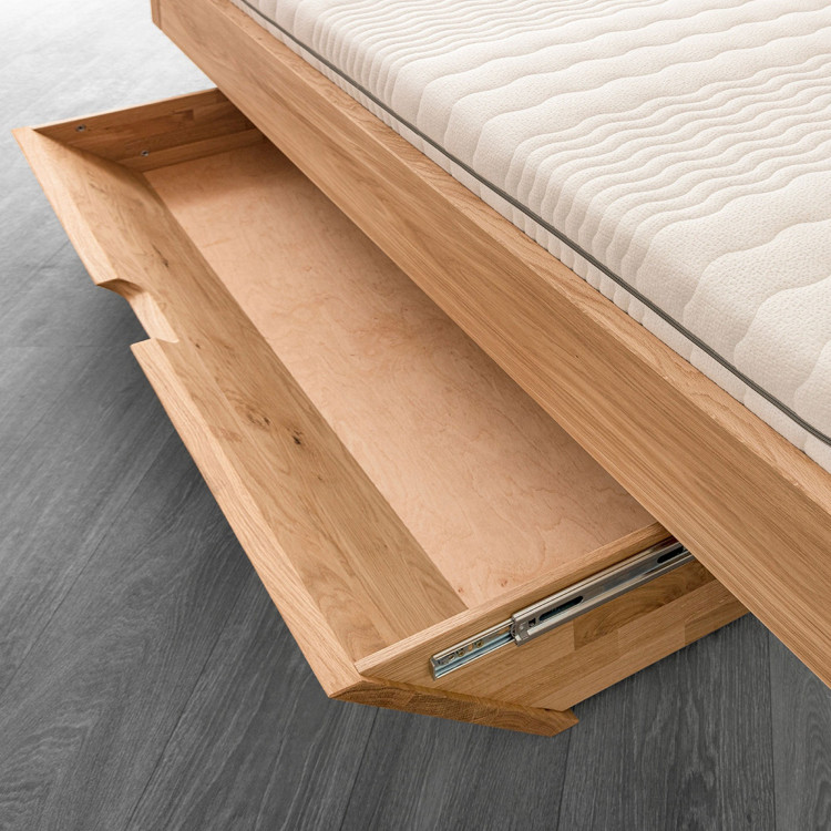 Dubová postel s úložným prostorem 180 x 200 cm , Dubové postele- 8