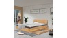 Dubová postel s úložným prostorem 180 x 200 cm , Dubové postele- 2