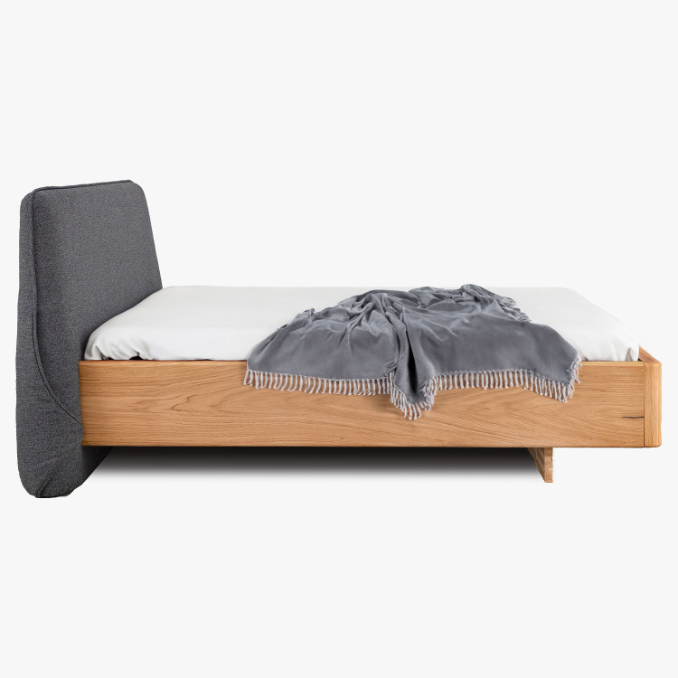 Dubová postel s čaluněným čelem 180 x 200 , Dubové postele- 4