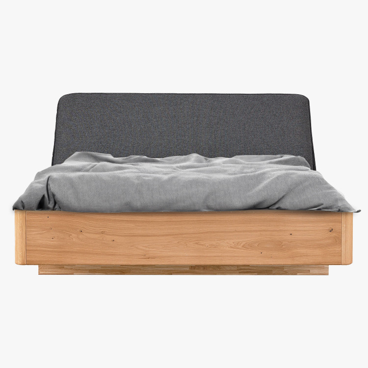 Dubová postel s čaluněným čelem 180 x 200 , Dubové postele- 2