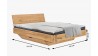 Dubová postel s úložným prostorem 160 x 200 cm , Dubové postele- 14