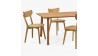 Dřevěný stůl a dřevěné židle sestava , Jídelní sety- 2