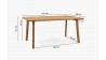 Dřevěný stůl a dřevěné židle sestava , Jídelní sety- 9