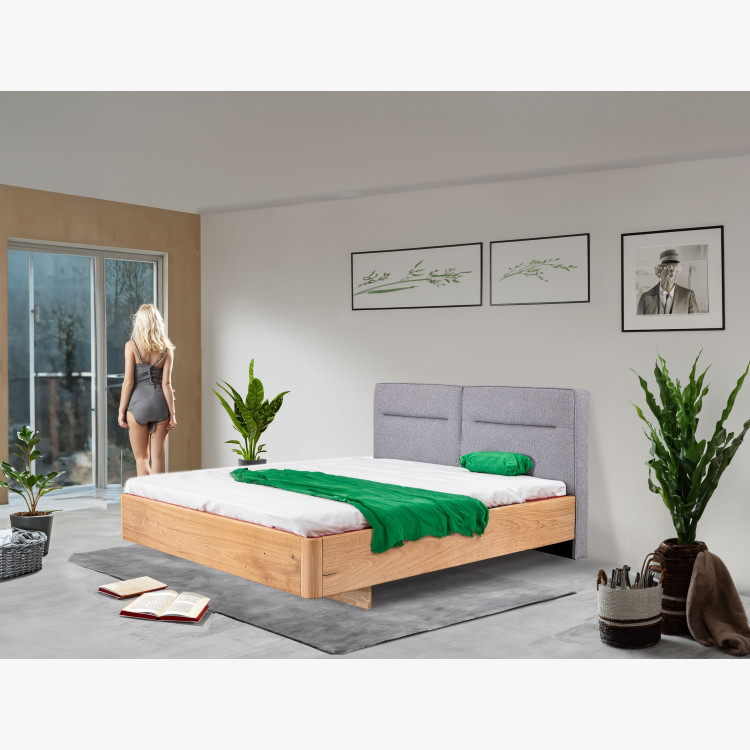 Moderní manželská postel 180 x 200 z masivu , Dubové postele- 10