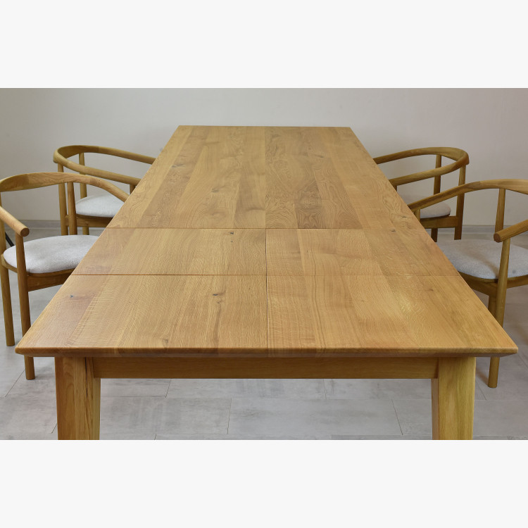 Dlouhý rozkládací stůl z masivu dub XXXL , Jídelní stoly- 10